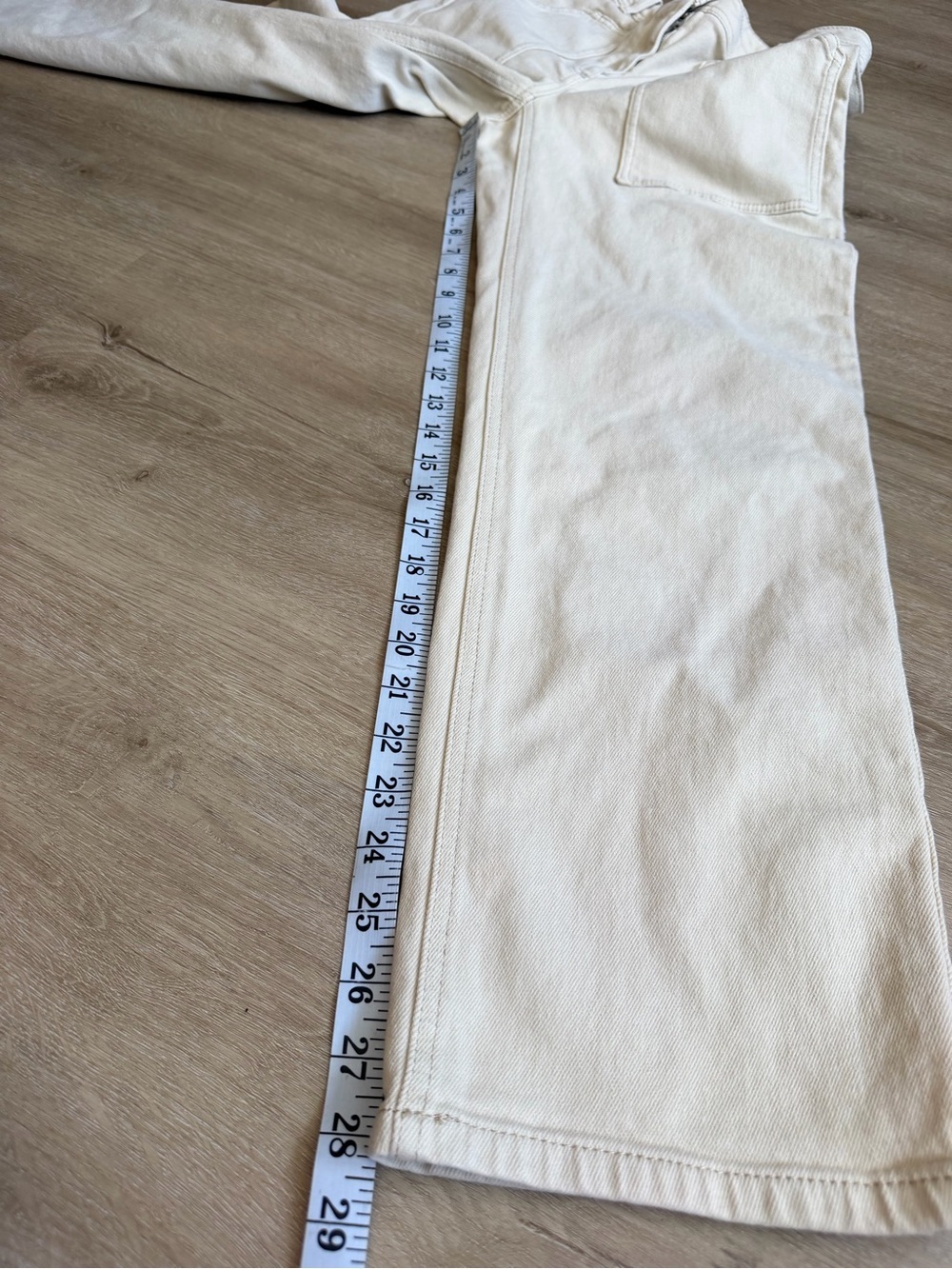 Aritzia Wilfred Free Modern Utility Pants Size 4 Beige Straight Leg Mid Rise - Picture 2 of 7
